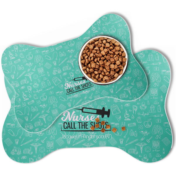 Nursing Quotes Bone Shaped Dog Mats - MAIN