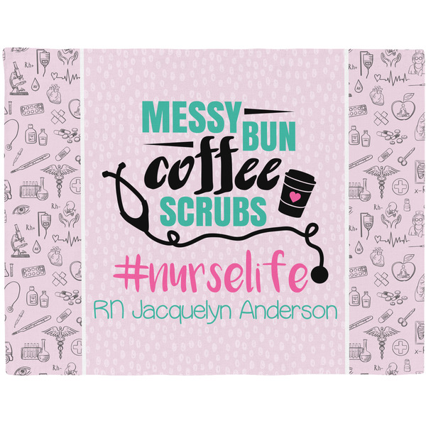 Custom Nursing Quotes Woven Fabric Placemat - Twill w/ Name or Text