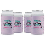Nursing Quotes Can Cooler (12 oz) - Set of 4 w/ Name or Text
