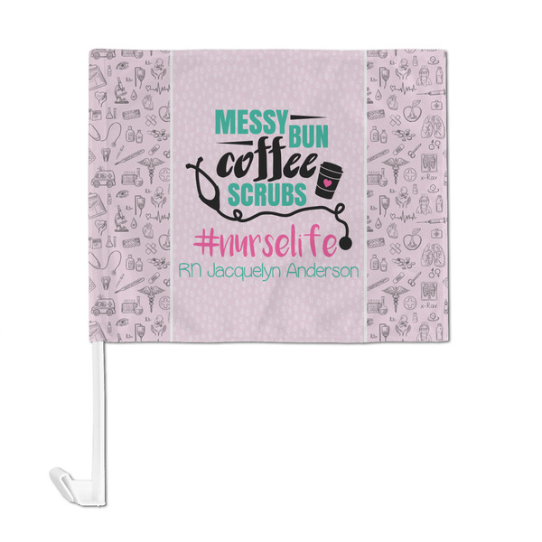 Nursing Quotes Car Flag - Large - FRONT