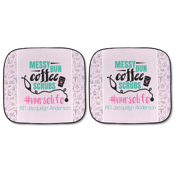 Nursing Quotes Car Sun Shades - FRONT