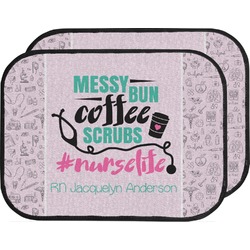 Nursing Quotes Car Floor Mats (Back Seat) (Personalized)