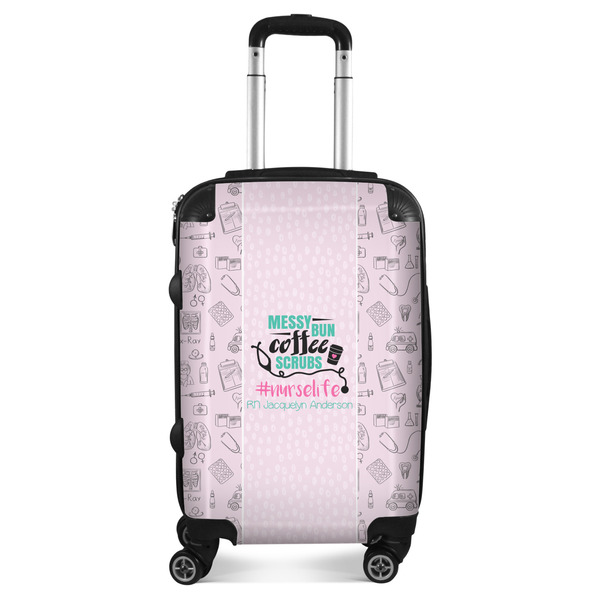 Custom Nursing Quotes Suitcase - 20" Carry On (Personalized)