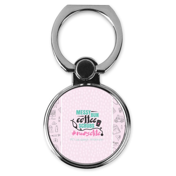 Custom Nursing Quotes Cell Phone Ring Stand & Holder (Personalized)