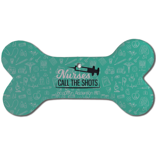 Nursing Quotes Ceramic Flat Ornament - Bone Front