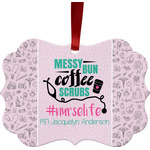 Nursing Quotes Metal Frame Ornament - Double Sided w/ Name or Text