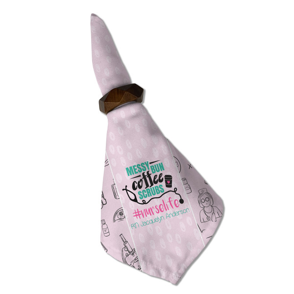 Nursing Quotes Cloth Napkins - Personalized Dinner (Folded in Ring) (MAIN)