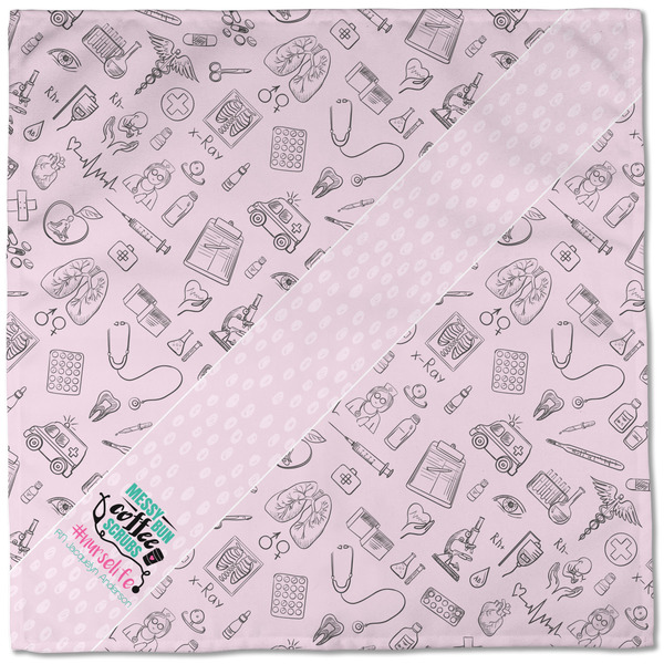 Nursing Quotes Cloth Napkins - Personalized Dinner (Full Open)