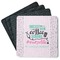 Nursing Quotes Square Rubber Backed Coasters - Set of 4 (Personalized)