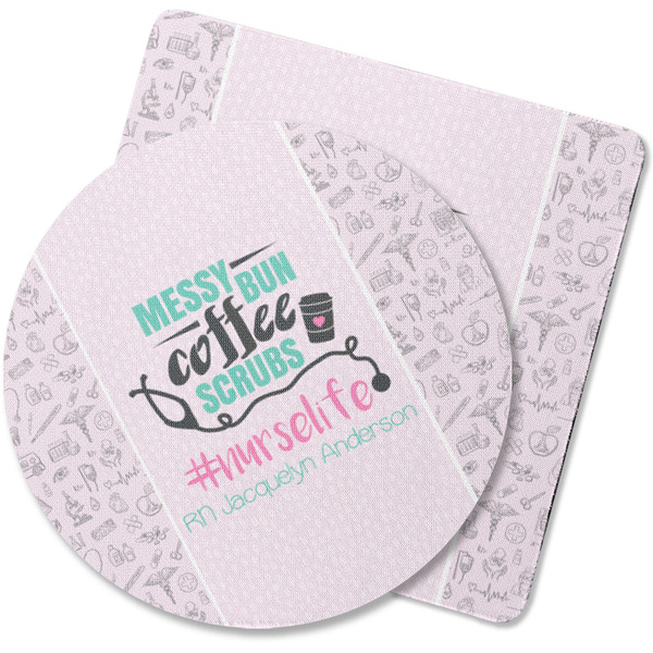 Custom Nursing Quotes Rubber Backed Coaster (Personalized)