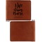 Nursing Quotes Cognac Leatherette Bifold Wallets - Front and Back Single Sided - Apvl
