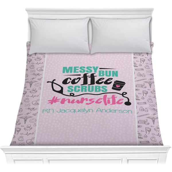 Custom Nursing Quotes Comforter - Full / Queen (Personalized)