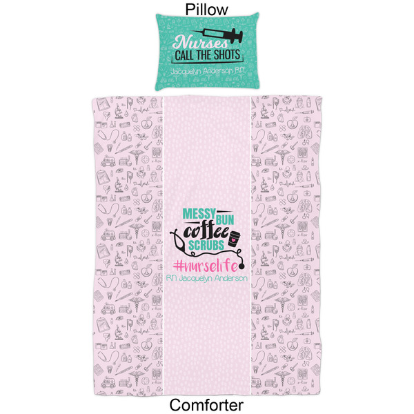 Nursing Quotes Comforter Set - Twin - Approval