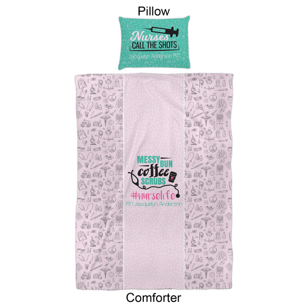 Nursing Quotes Comforter Set - Twin XL - Approval