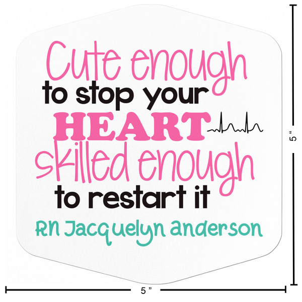 Nursing Quotes Custom Shape Iron On Patches - L - APPROVAL