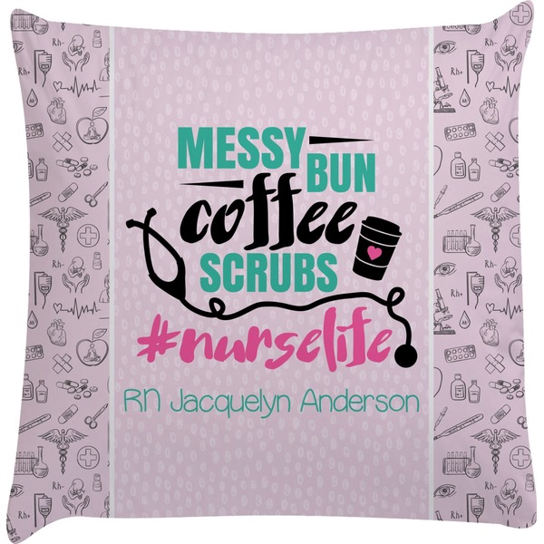 Custom Nursing Quotes Decorative Pillow Case (Personalized)