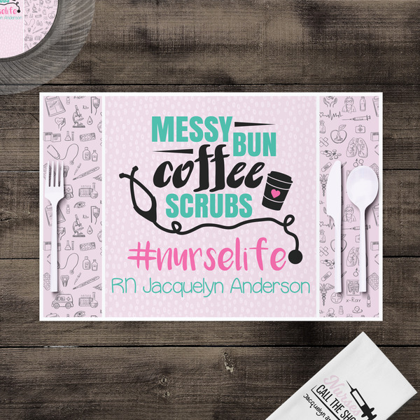 Nursing Quotes Disposable Paper Placemat - In Context