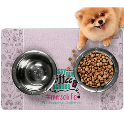 Nursing Quotes Dog Food Mat - Small w/ Name or Text