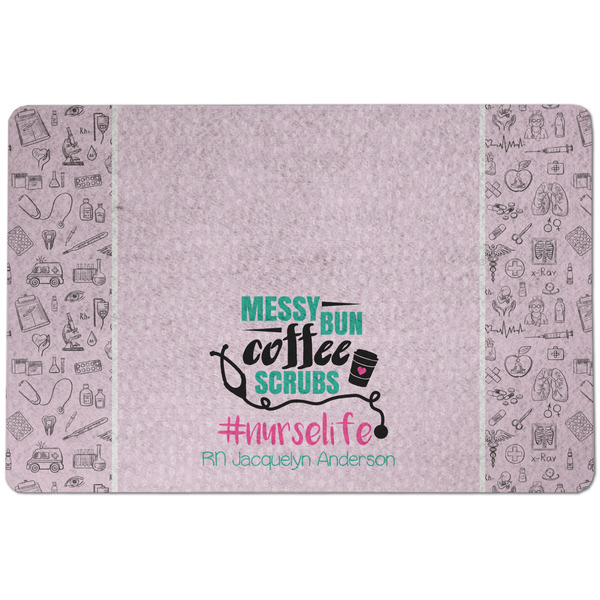 Nursing Quotes Dog Food Mat - Small without bowls