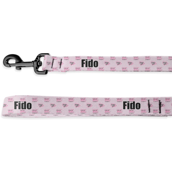 Custom Nursing Quotes Deluxe Dog Leash - 4 ft (Personalized)