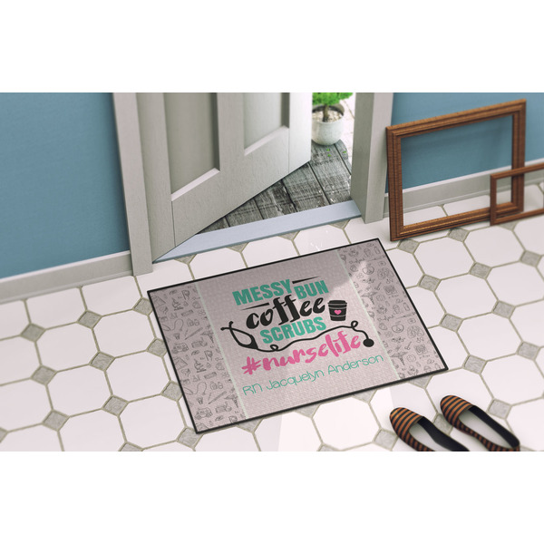 Nursing Quotes Door Mat Lifestyle
