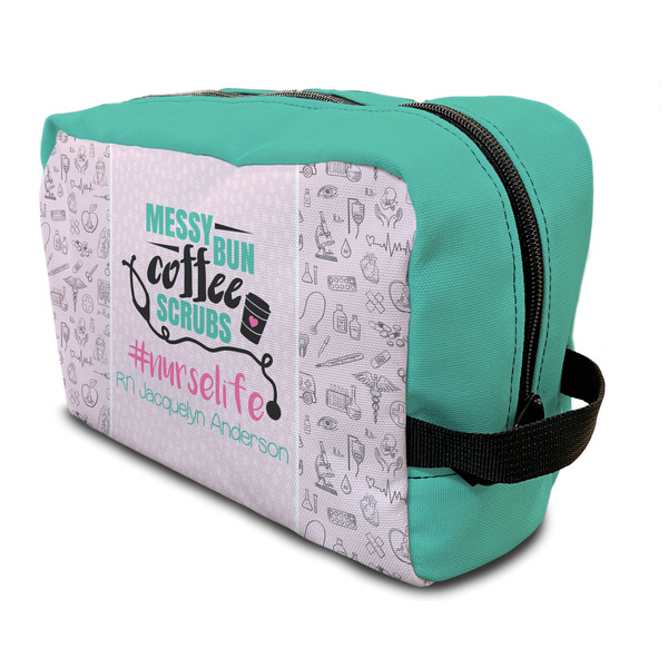 Custom Nursing Quotes Toiletry Bag / Dopp Kit (Personalized)