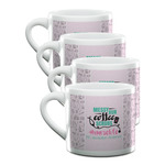 Nursing Quotes Double Shot Espresso Cups - Set of 4 (Personalized)