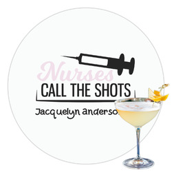 Nursing Quotes Printed Drink Topper - 3.5" (Personalized)