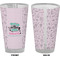 Nursing Quotes Pint Glass - Full Color - Front & Back Views