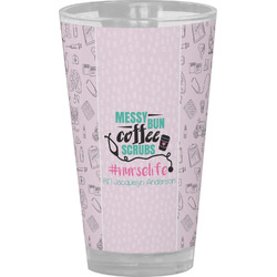 Nursing Quotes Pint Glass - Full Color (Personalized)