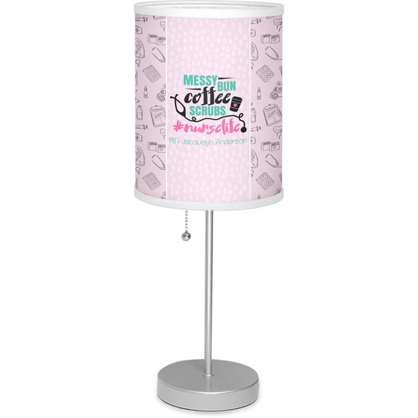 Custom Nursing Quotes Lamp with Drum Shade (Personalized)