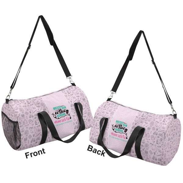 Nursing Quotes Duffle bag large front and back sides