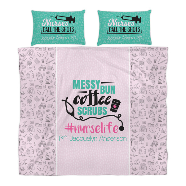 Nursing Quotes Duvet Cover Set - King - Alt Approval