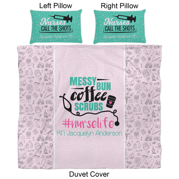 Nursing Quotes Duvet Cover Set - King - Approval