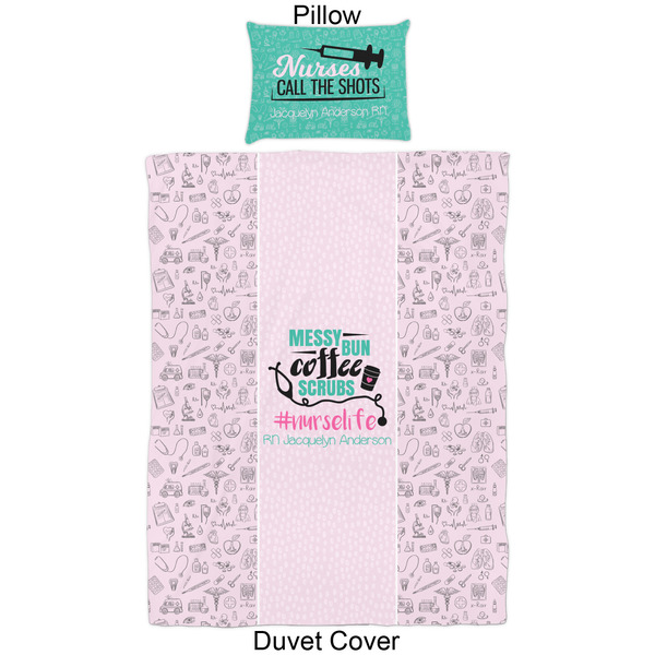 Nursing Quotes Duvet Cover Set - Twin - Approval