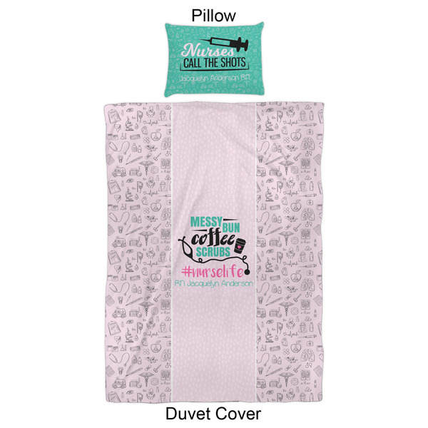 Nursing Quotes Duvet Cover Set - Twin XL - Approval