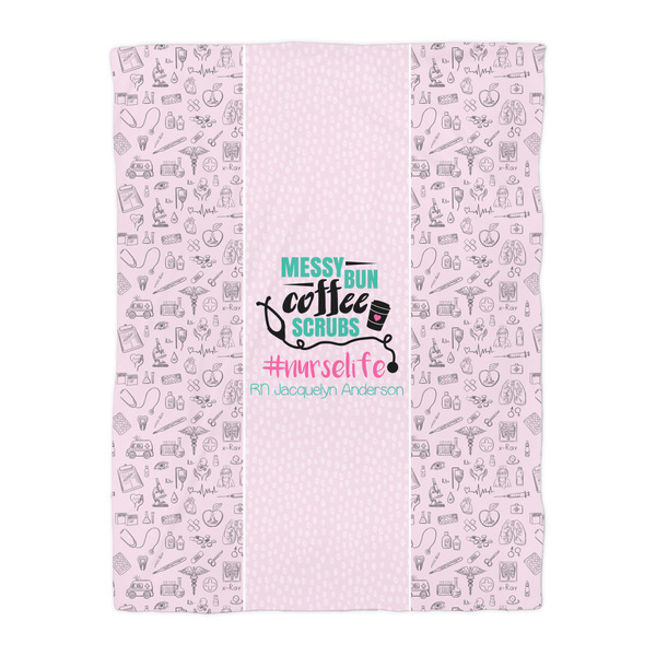 Nursing Quotes Duvet Cover - Twin - Front