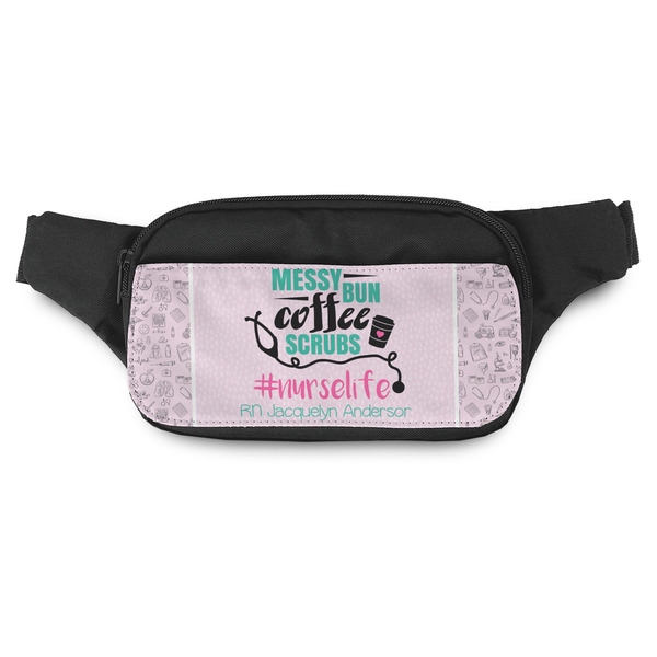 Custom Nursing Quotes Fanny Pack - Modern Style (Personalized)