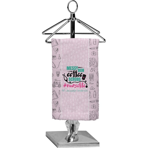 Custom Nursing Quotes Finger Tip Towel - Full Print (Personalized)