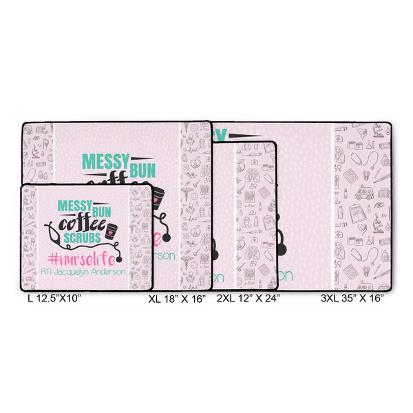 Nursing Quotes Gaming Mats - SIZE CHART