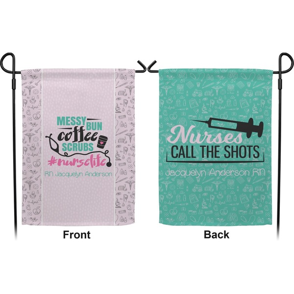 Nursing Quotes Garden Flag - Double Sided Front and Back