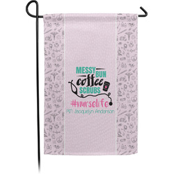 Nursing Quotes Small Garden Flag - Single Sided w/ Name or Text