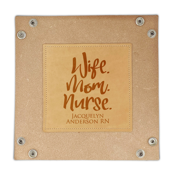 Nursing Quotes Genuine Leather Valet Trays - FRONT