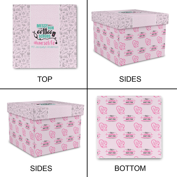 Nursing Quotes Gift Boxes with Lid - Canvas Wrapped - Medium - Approval