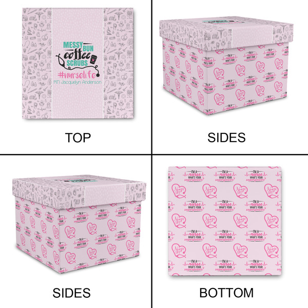 Nursing Quotes Gift Boxes with Lid - Canvas Wrapped - XX-Large - Approval