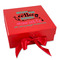 Nursing Quotes Gift Boxes with Magnetic Lid - Red - Front