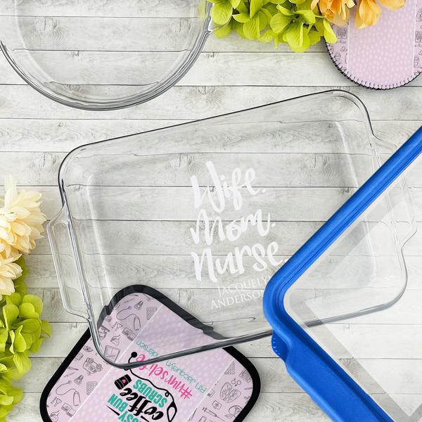 Nursing Quotes Glass Baking Dish - LIFESTYLE (13x9)