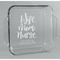 Nursing Quotes Glass Cake Dish - 8in x 8in (Personalized)