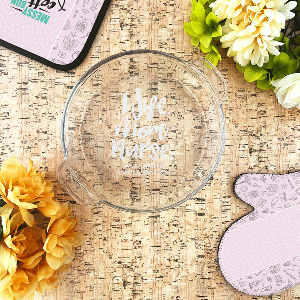 Nursing Quotes Glass Pie Dish - LIFESTYLE