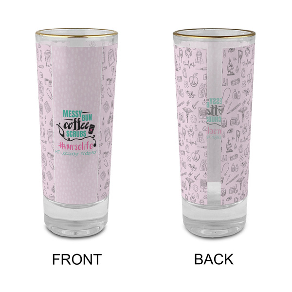 Nursing Quotes Glass Shot Glass - 2 oz - Single - APPROVAL